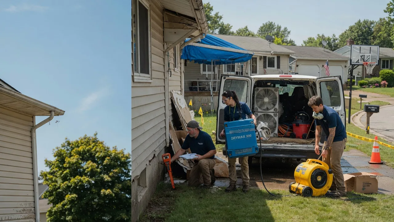 Ceiling Leak Cleanup in Monroe, MI near me